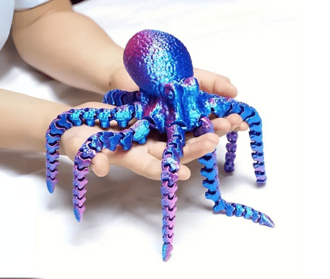 3D Printed Flexible Octopus