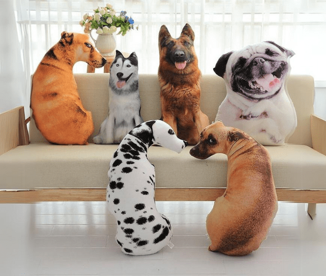 3D Puppy Shape Cushion