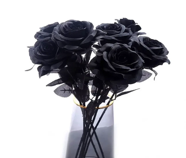 Black Rose Bouquet