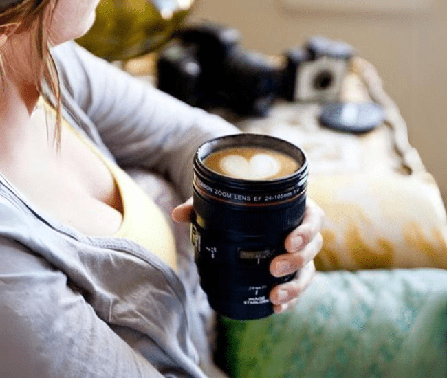 Camera Lens Coffee Mug