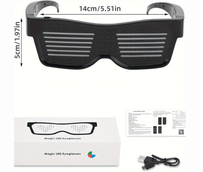 LED Glasses - Wireless App Connected