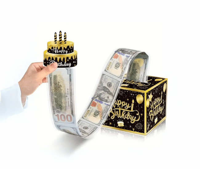 Happy Birthday Cash Gift Box