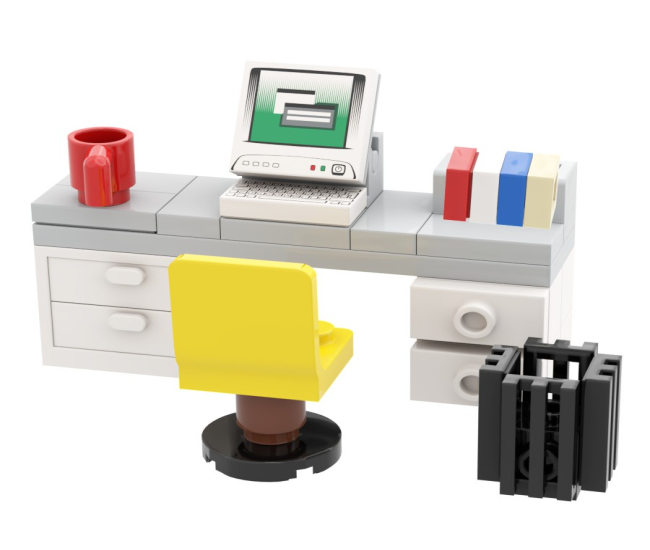 Learn Desk Study Room LEGO