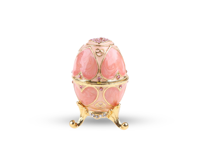 Pink Heart Faberge Egg