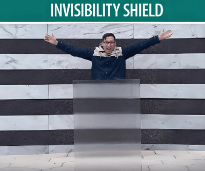 Invisibility Shield Lenticular Sheet