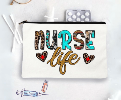 Nurse Life Zipper Pouch