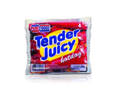 PUREFOODS TENDER JUICY HOTDOG