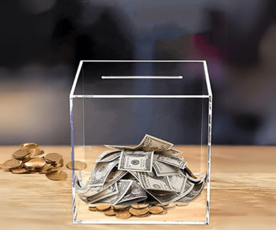 Transparent Unbreakable Piggy Bank