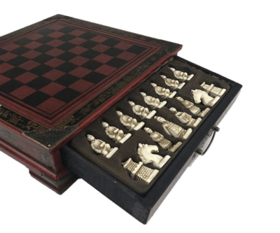 Wooden Table Chess Board Game